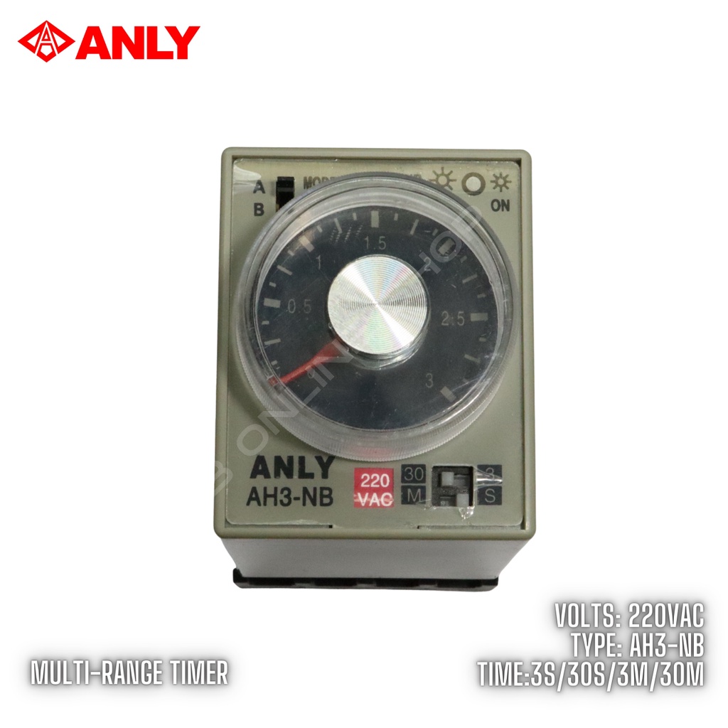 Anly Multi-Range Timer With Socket 220VAC | Shopee Philippines