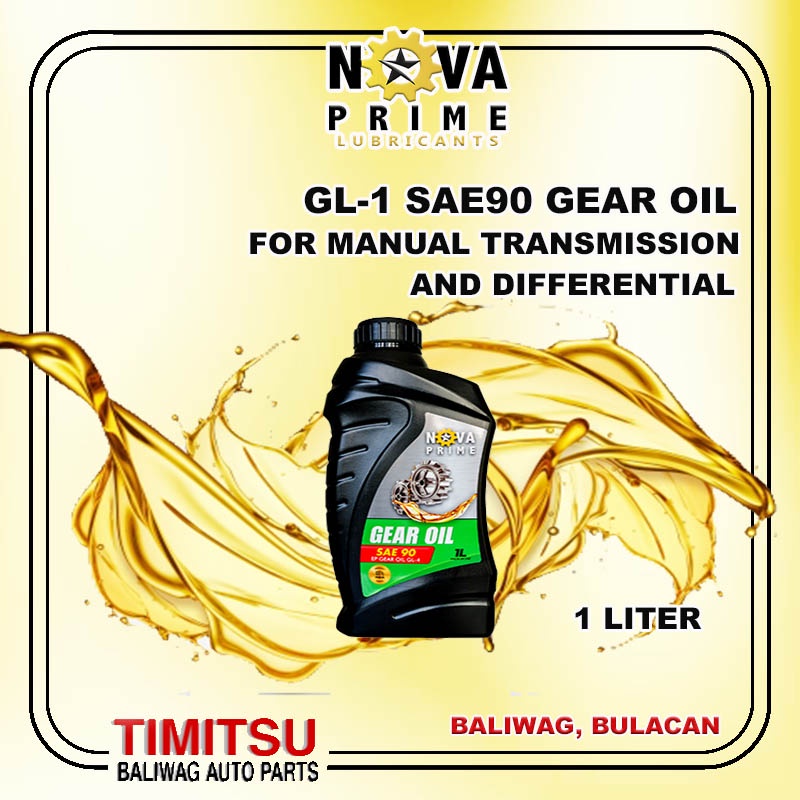 GEAR OIL GL1 SAE 90 FOR MANUAL TRANSMISSION AND DIFFERENTIAL NOVA