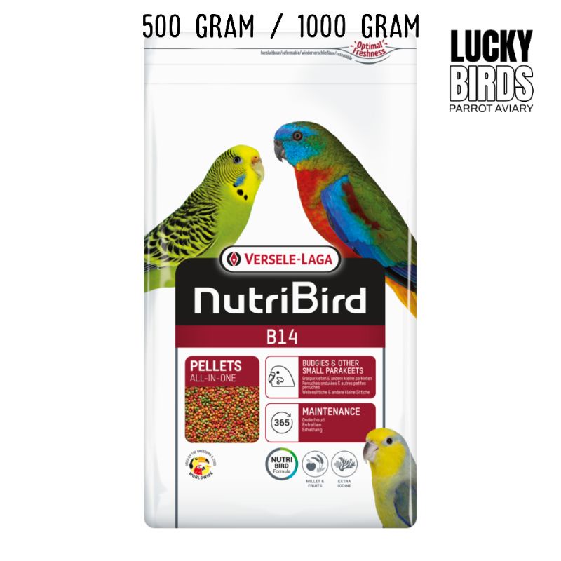 Nutribird B14 (New Look) Bird Food Parrot Spigot Cage Small Size 500 G ...