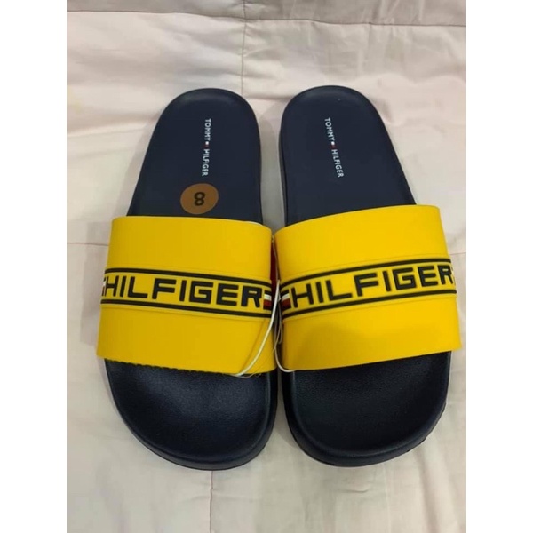 Tommy Hilfiger Slides In Yellow