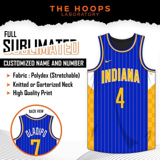 NBA Jersey Retro Version Basketball Uniform Indiana Pacers Victor Oradipo  No. 4 Men's Jersey Set Gray,L(160~165cm): Buy Online at Best Price in UAE 