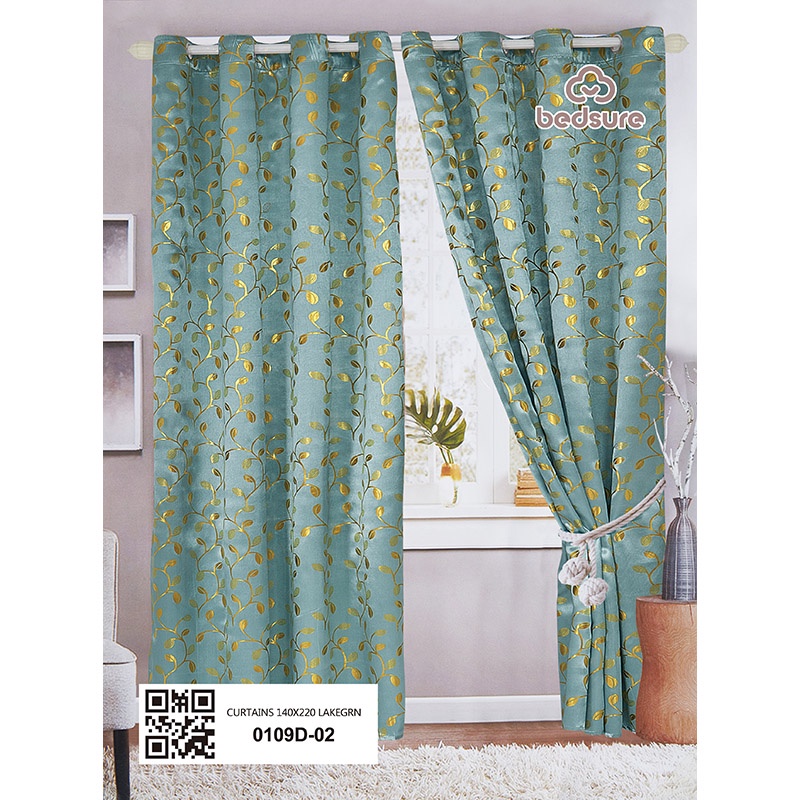 Bedsure Curtains Window Curtain Kurtina 140x220CM Door Curtain Home