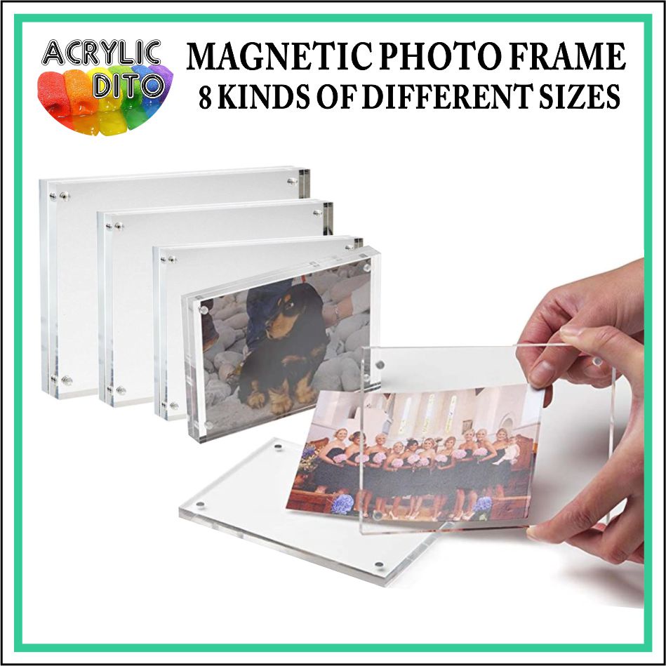 Clear Acrylic Photo Perspex Picture Holders Table