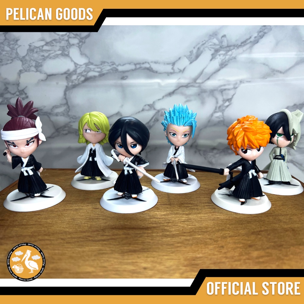 Anime Chibi Bleach PVC Figure Set/6pcs. Shopee Philippines