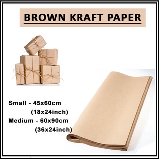50 Sheets of Brown Kraft Paper or Wedding, Party Invitations,  Announcements, Drawing, DIY Projects, Arts and Crafts, Scrapbooking, Letter  Size, 176gsm