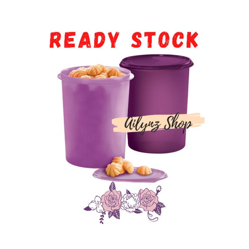 TUPPERWARE TALL CANISTER FOOD STORAGE FOOD CONTAINER 10L | Shopee ...