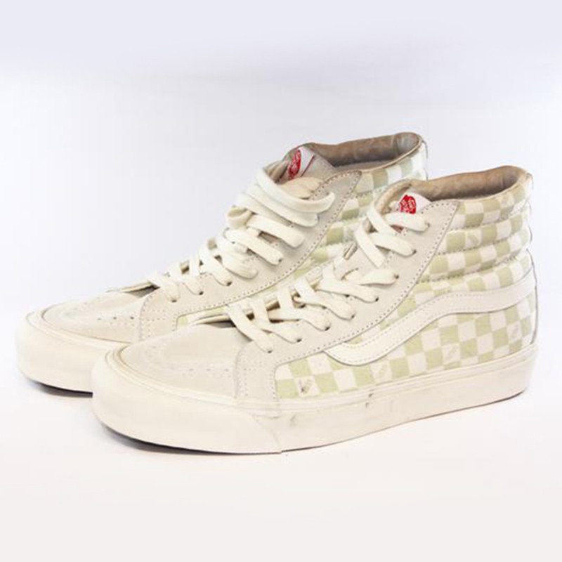 Vans vault checkerboard on sale marshmallow