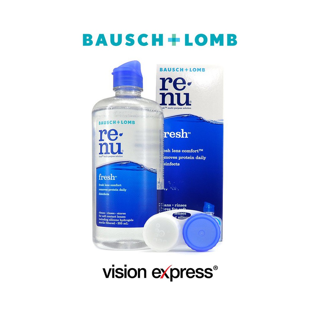 Bausch & Lomb Renu Contact Lens Solution 355ml Shopee Philippines