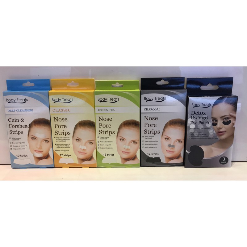 BODY TREATS (Nose Pore Strips / Chin & Forehead Strips) * SOLD