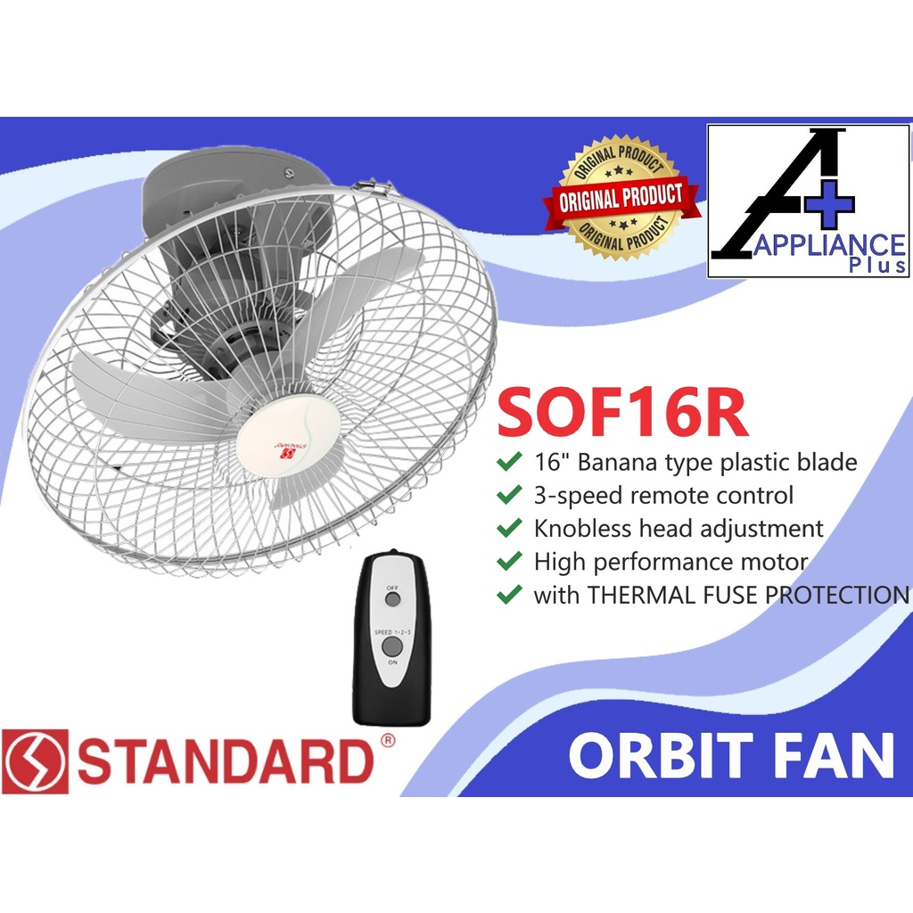 STANDARD ORBIT FAN SOF16R Shopee Philippines