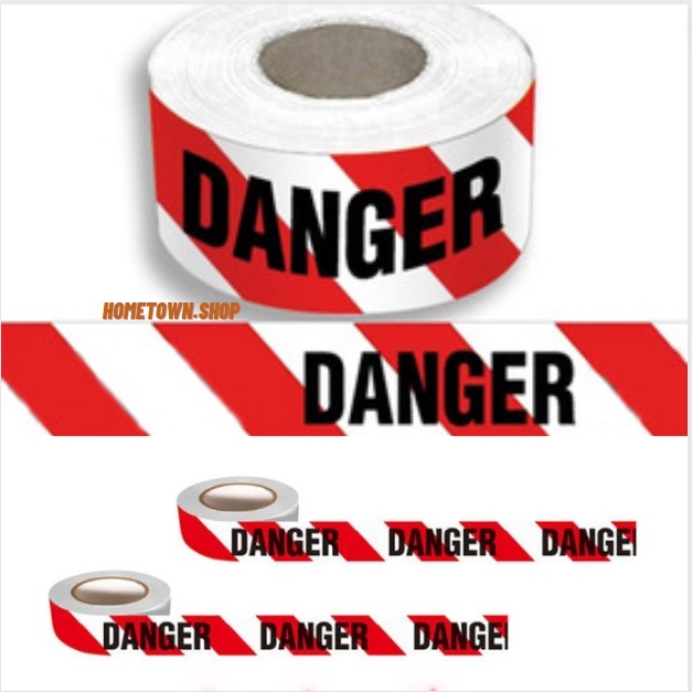 High Quality Roll Warning Tape Roll, Red White