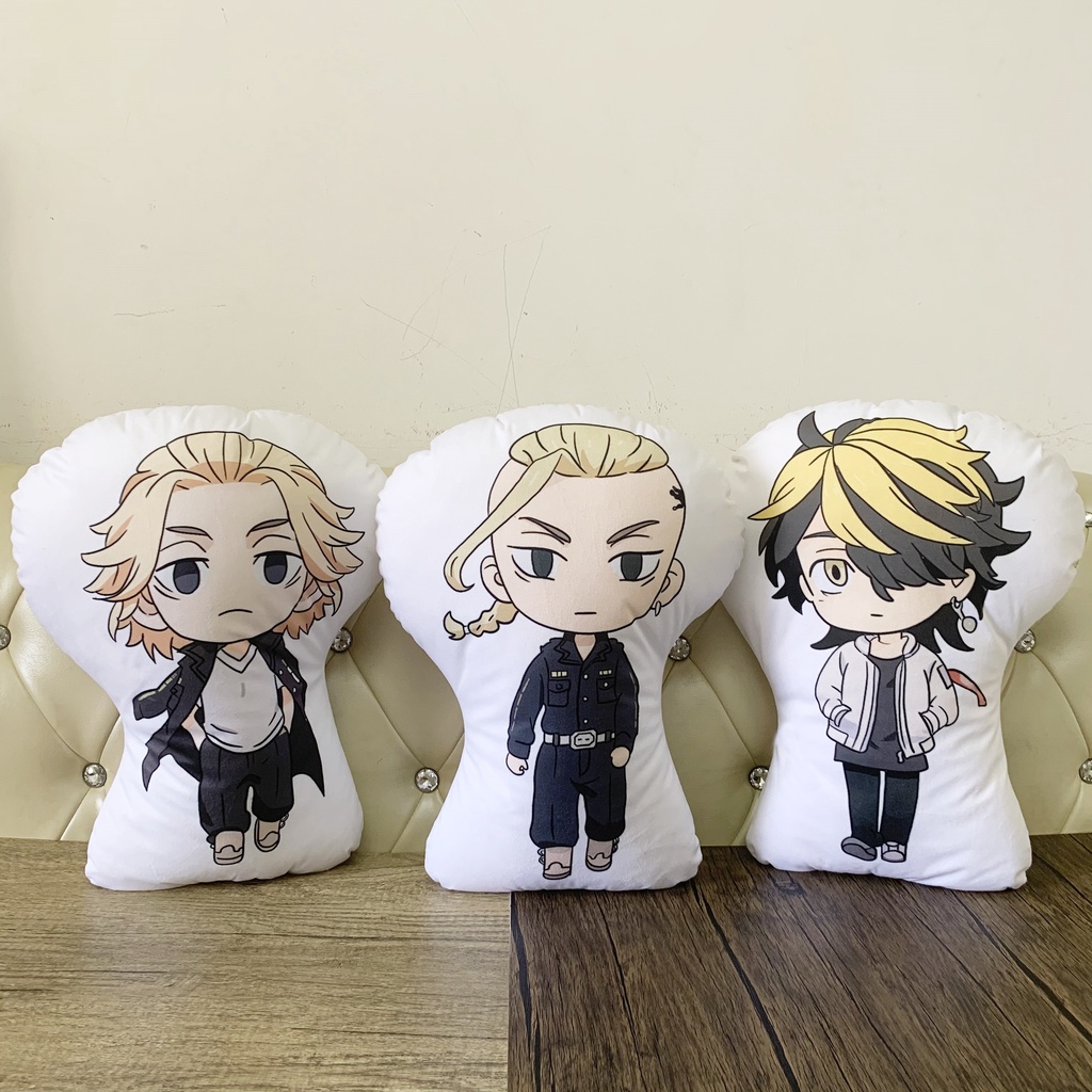 Anime Tokyo Revenger Cosplay Pillow Draken Mikey Soft Plush Costume Double  Side Printed Doll Cushion | Shopee Philippines