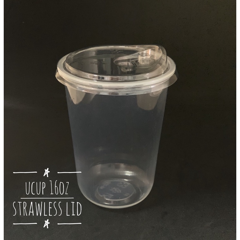 Strawless Lid With U Cup — Set Shopee Philippines 1098