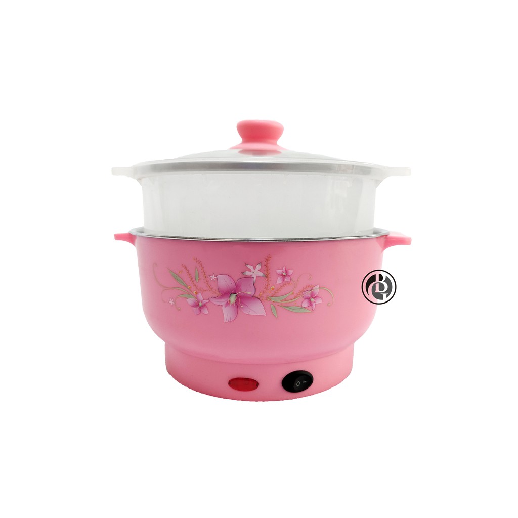 Cooking Pot Electric Stainless Steel Pan 22cm Multifunctional Electric ...