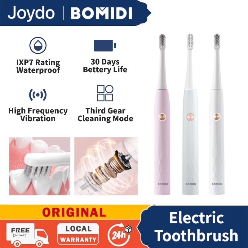 Bomidi T501 Sonic Electric Toothbrush High Frequency Vibration Powerful ...