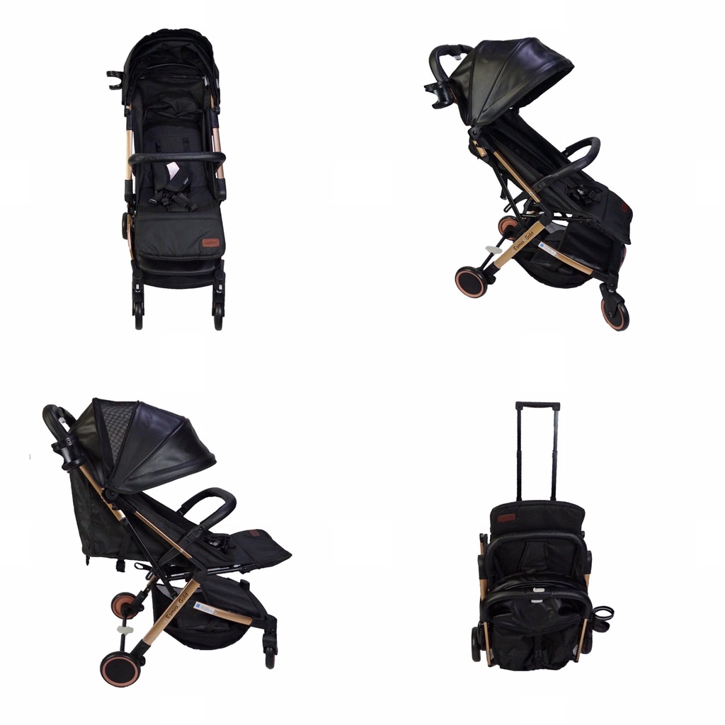 ONLINE EXCLUSIVE Akeeva X Evenflo Travel Stroller Esmio Gold Shopee Philippines