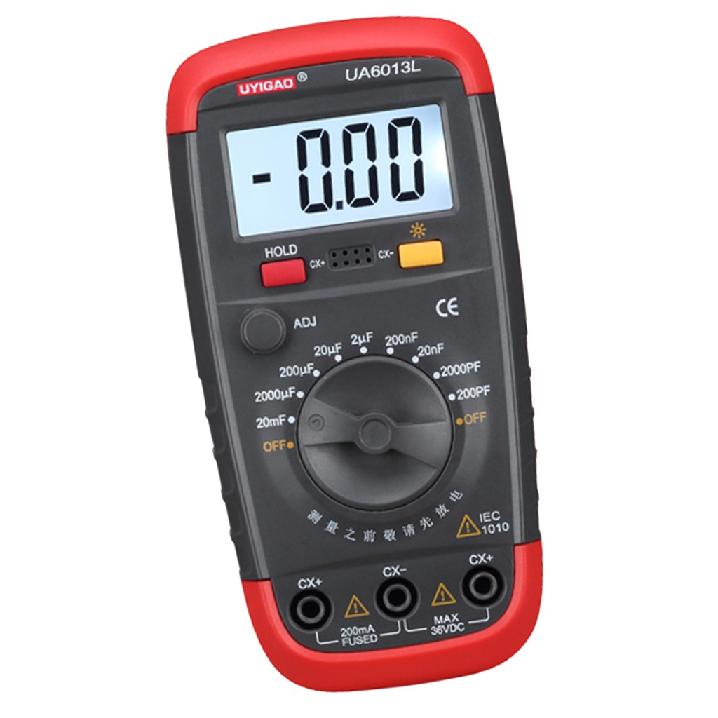 Multimetro Digitale HoldPeek HP-36D Con Misuratore Capacit&agrave; 200pF-20mF - Tester Condensatori