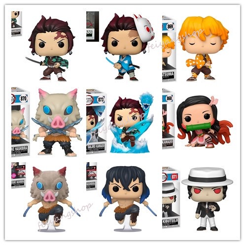 Funko Pop Demon Slayer Kamado Tanjirou Nezuko Agatsuma Zenitsu Muzan ...