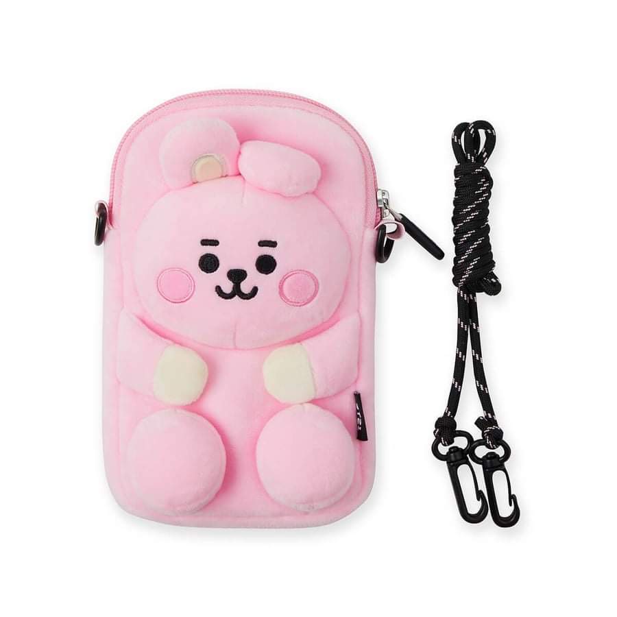 OFFICIAL BT21 BABY SERIES PLUSH CROSSBODY BAG, COOKY | Shopee Philippines