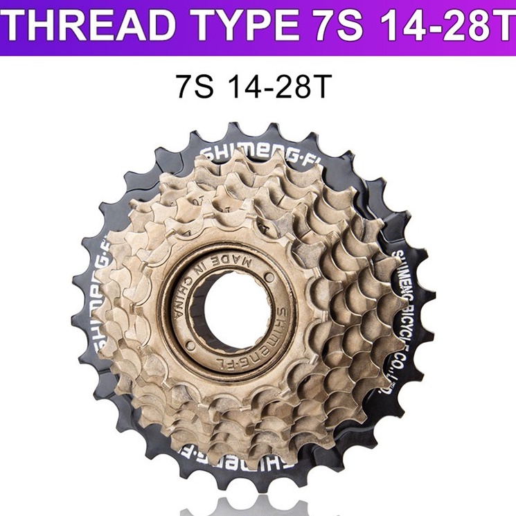 Bike Sprocket 7/8/9speed Thread Type 7 (14t28t)/8 (1328t)/9 (1332t