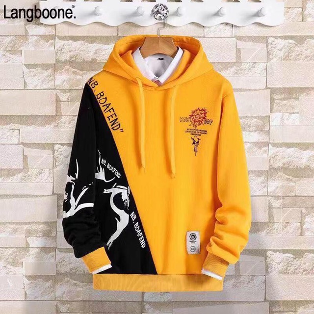 Sweatshirt men's hooded tide ins niche new cotton clothes design sense ...