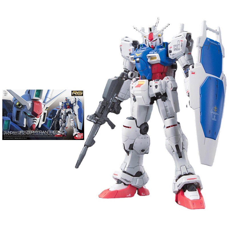 Bandai Gundam Model Kit Anime Figure RG 1/144 RX78 GP01 Zephyranthes