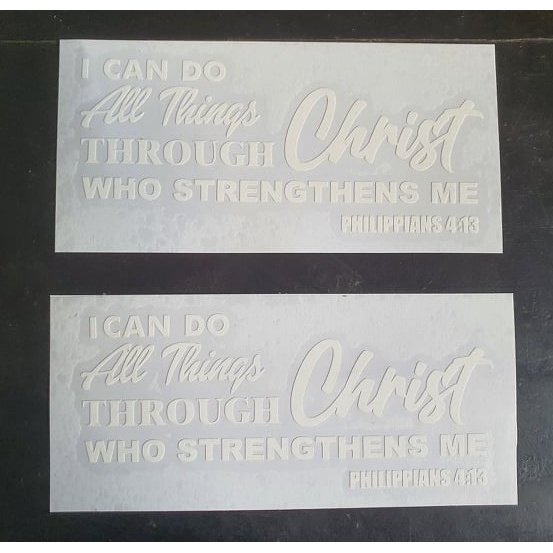 BIBLE VERSES 2 Decals DIE CUT Waterproof Vinyl Stickers | Shopee ...