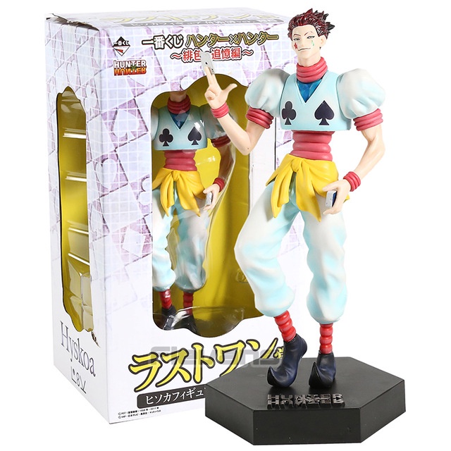 Anime Hunter X Hunter Hisoka Morow Joker Card Statue Figure Model Toy