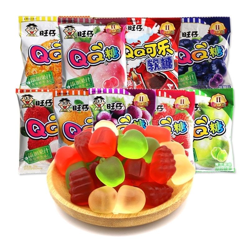 [Wangzai] Original Milk Candy, QQ Jelly-Grape Flavor/Green Apple Flavor ...