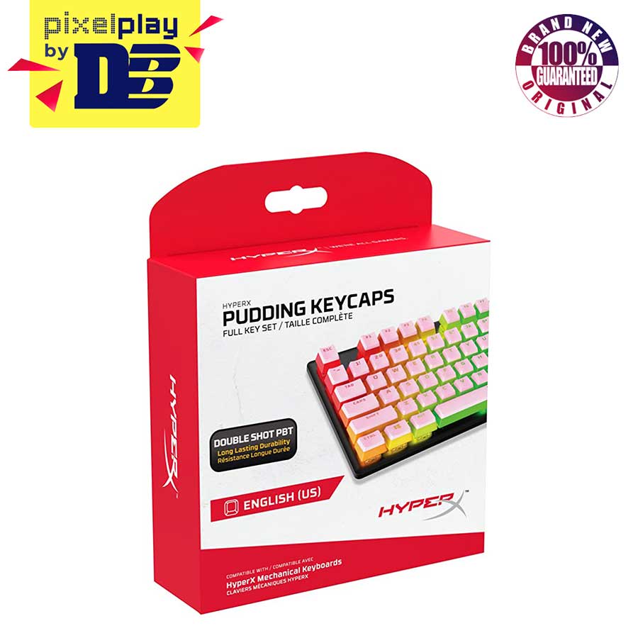 HyperX Pudding Keycaps Double Shot PBT (Pink) Shopee Philippines