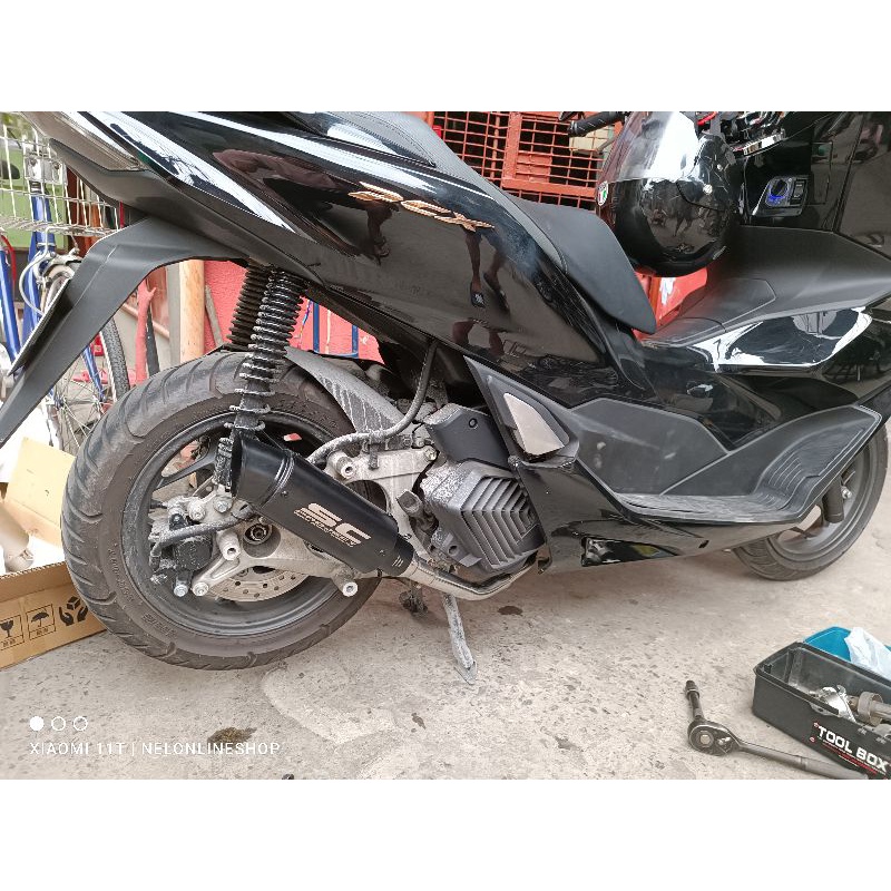 Sc Project with Elbow Stainless for Honda Pcx 160 | Shopee Philippines