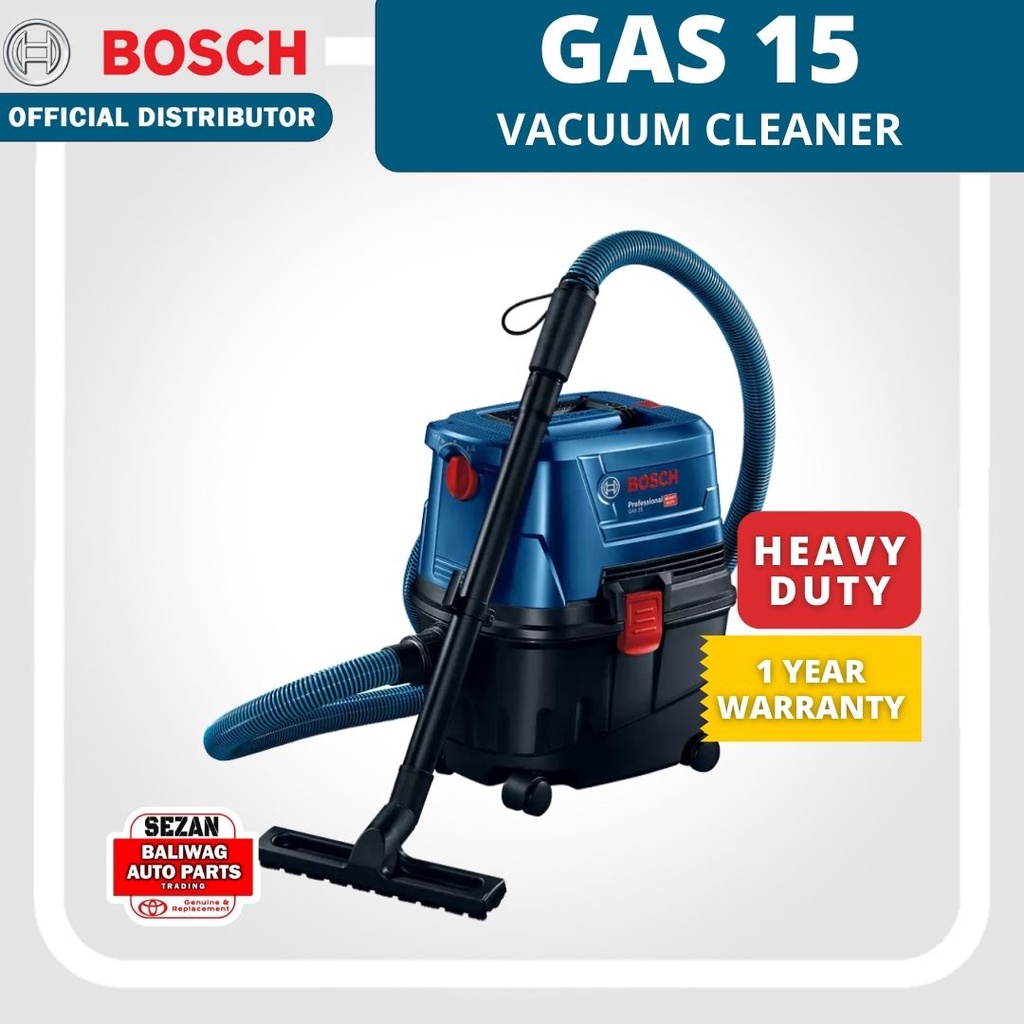 BOSCH WET AND DRY VACUUM CLEANER GAS 15 PROFESSIONAL Shopee Philippines