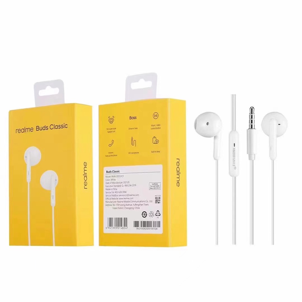 Realme BUY TAKE Earphone Double Speaker Dual Drive
