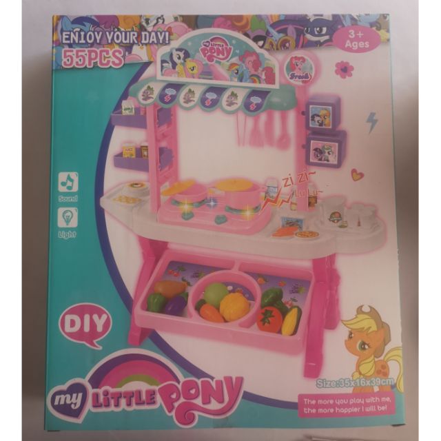 My little cheap pony kitchen set