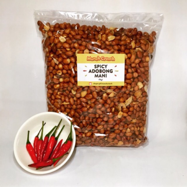 Spicy Adobong Mani With Real Garlic And Chili 1kg Shopee Philippines 9139