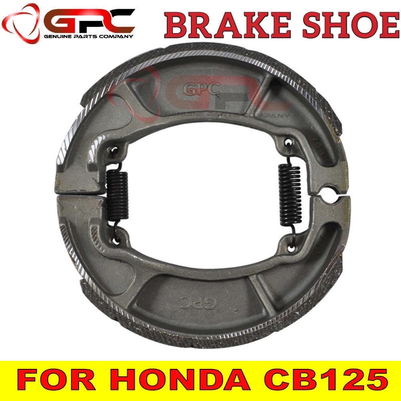 Honda beat/click/cb125 rear brake shoe gpc | Shopee Philippines