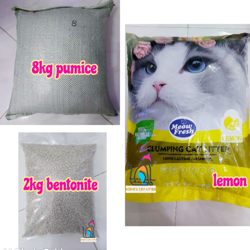 10kg Pumice Cat Litter And Scented Bentonite Mix Shopee Philippines 2388