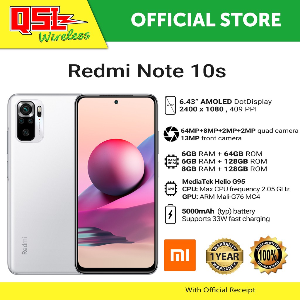 Xiaomi Redmi Note 10s 8+128