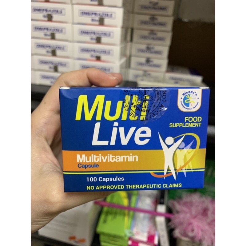 MULTIVITAMINS (MULTILIVE) (MULTIMEEDS) 100 pcs capsules Shopee