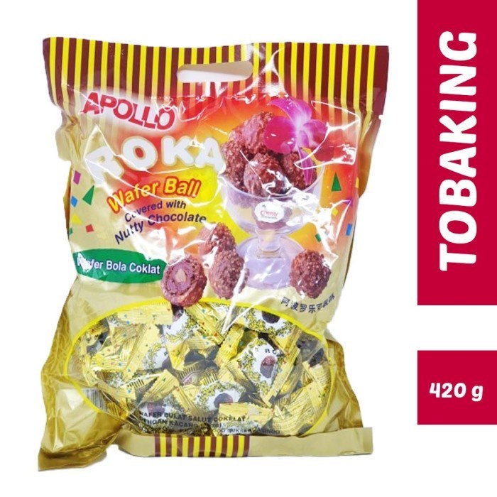 Apollo Roka Chocolate Wafer Ball 420 gr | Shopee Philippines