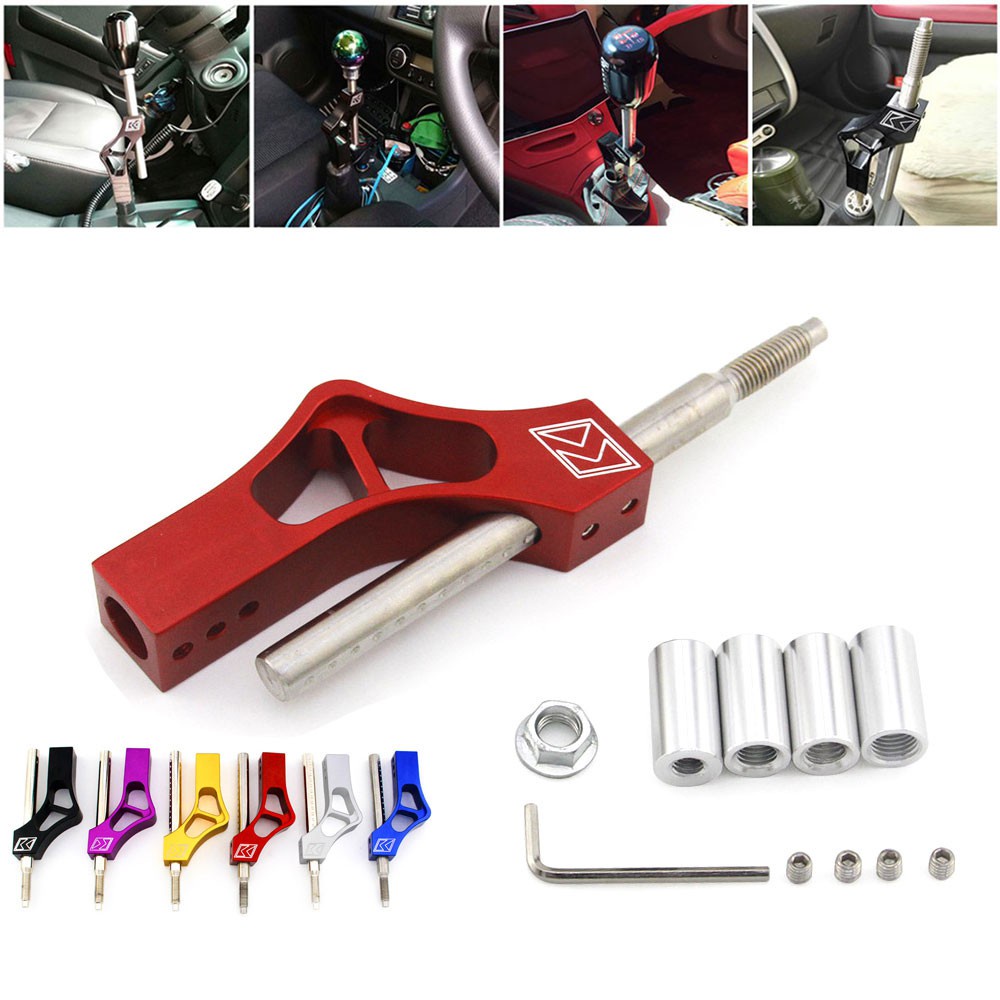 Universal Gear Shift Stick Height Adjustable Car Shift Knob Aluminum ...