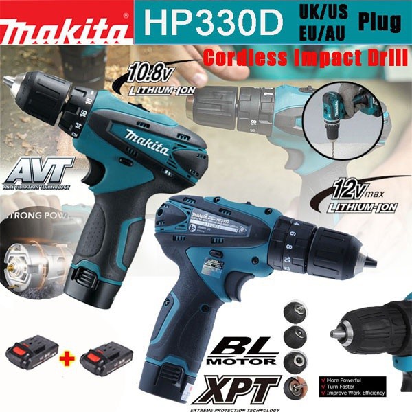 Makita drill 10.8 online v set