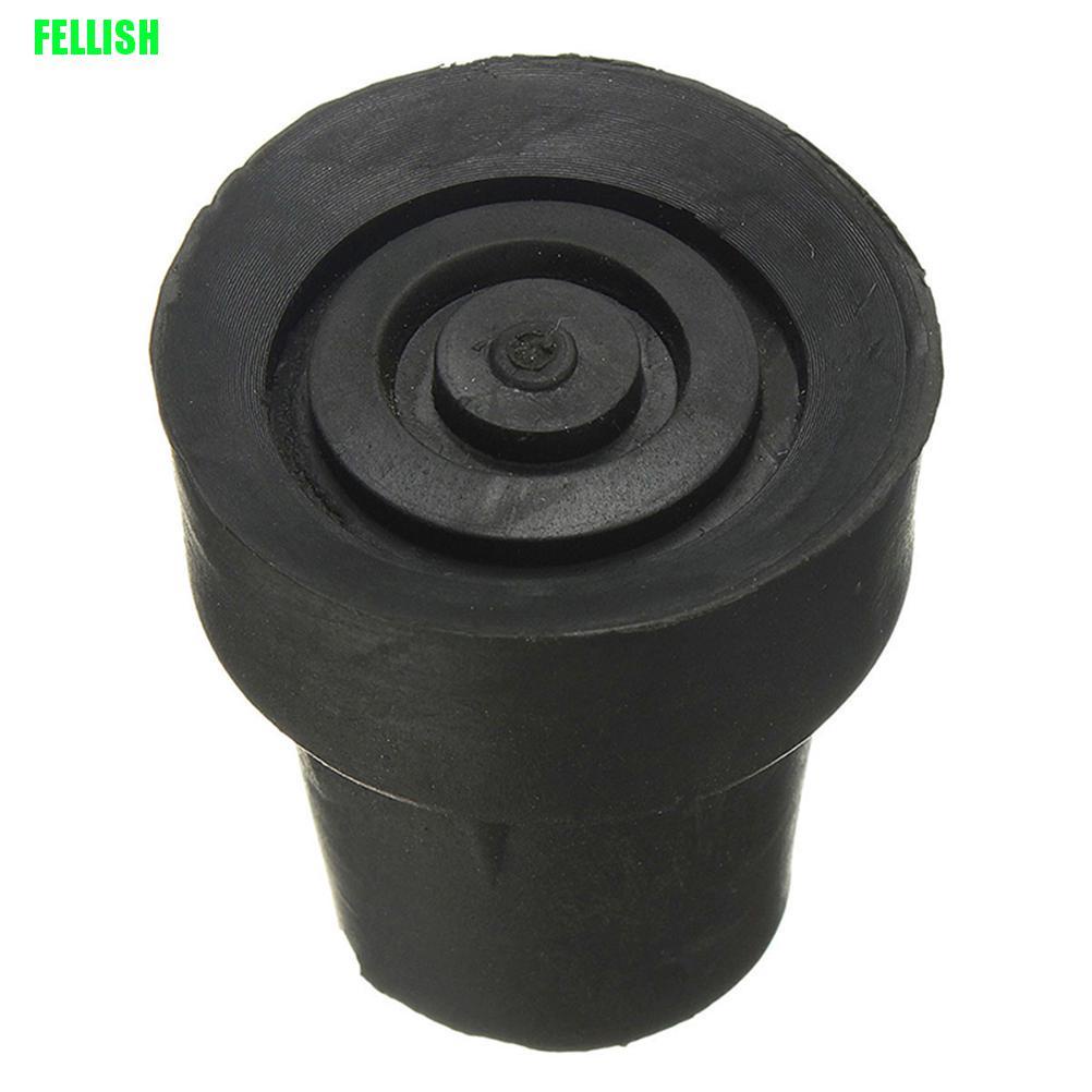[FEL] Walking Stick Cane Crutch Pad Rubber Heavy Duty Metal Ferrule End