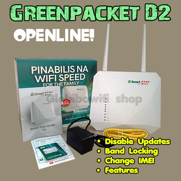 D2 GREENPACKET ARS STABLE VERSION OPENLINE with Overheat Protection