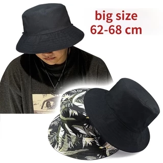 Oversize XXL 62-64cm Cotton Fisherman Hat, Outdoor Casual Beach Sun Cap  Unisex
