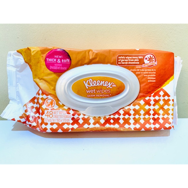 Kleenex germ deals removal wet wipes