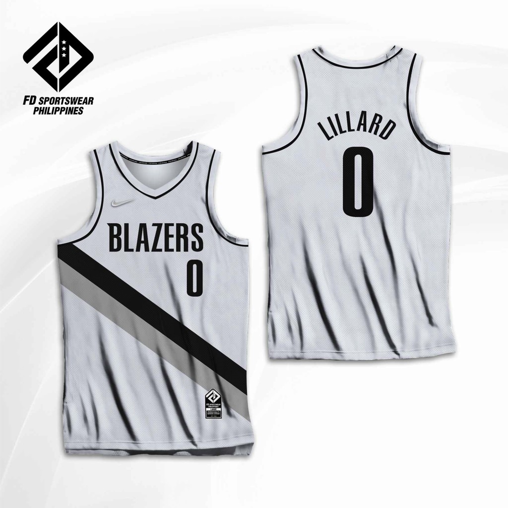 PORTLAND TRAIL BLAZERS DAMIAN LILLARD 2020 2021 EARNED EDITION FULL SUBLIMATED JERSEY Shopee Philippines
