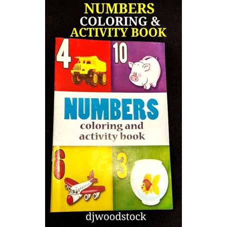 NUMBER COLORING AND ACTIVITY BOOKLET FOR KIDS | Shopee Philippines