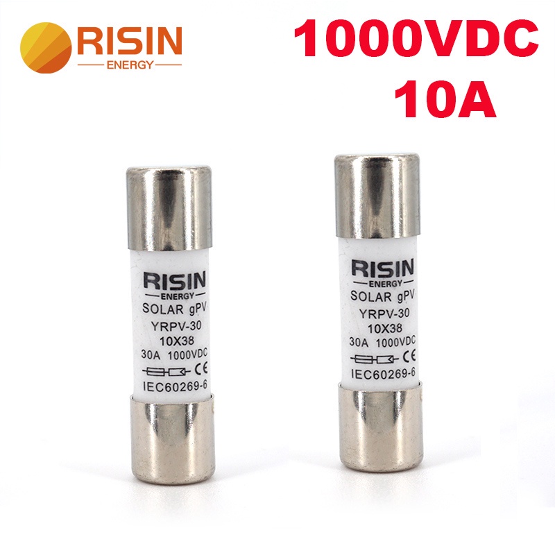 Guaranteed Quality DC 1000V Porcelain 10*38 Solar Fuse for 10A/12A/15A ...