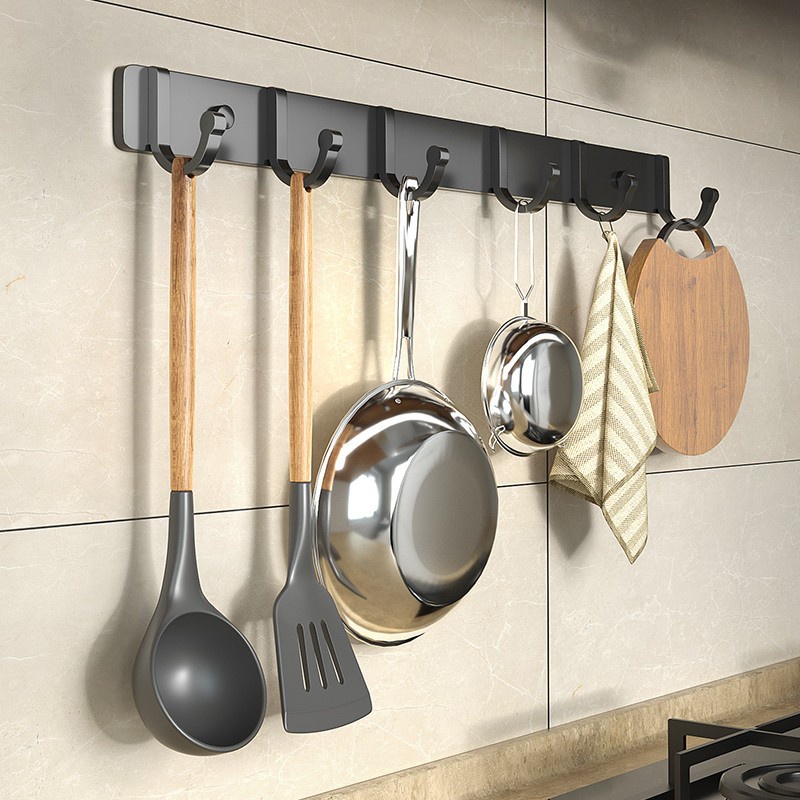 VIMI Kitchen Hook Rack Wall-mounted Rag Drain Rack Multi-function ...